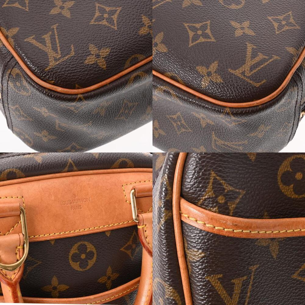 LOUIS VUITTON Monogram Trouville Brown Canvas Handbag - Picture 9 of 11